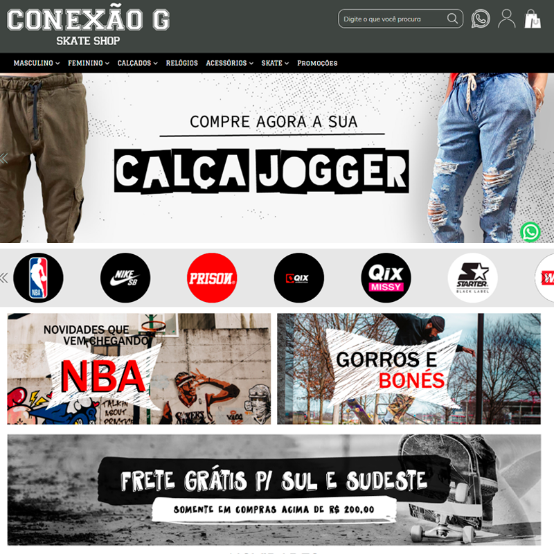 Loja Virtual: Conexão G