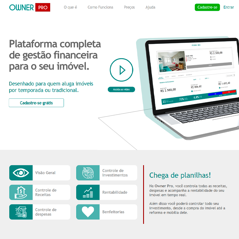 Site institucional: OwnerPro